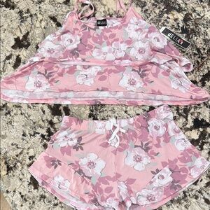 dELiA*s Pink Floral Pajama Set